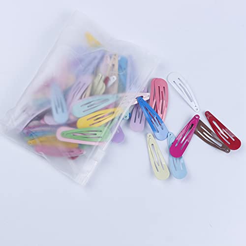 Elegant Thick Curly Long Thin Non-Slip Decorative Hair Barrettes - 80PCS Metal Snap Hair Clips for Teens & Kids - Fashion Hair Accessories for School, Parties & Daily Styling