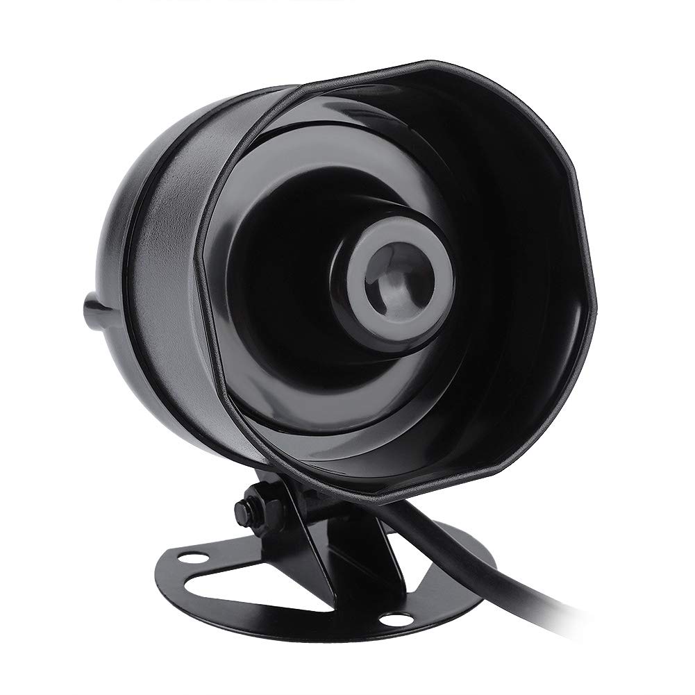 IP65 Waterproof Electric Horn Speaker with MP3 Playback & SD Card Slot - Loud Truck Alarm Siren, Warehouse Safety Alert System for Industrial Use & Emergency Notifications