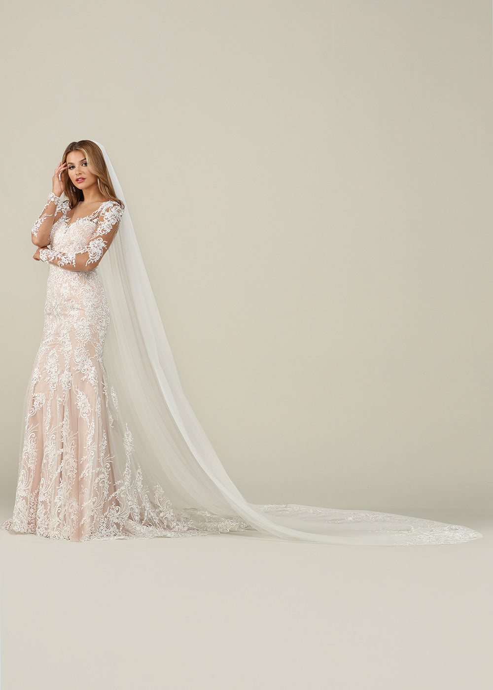 Aubree Veil - Elegant Bridal Veil for Weddings & Special Occasions | Perfect for Brides, Prom & Formal Events
