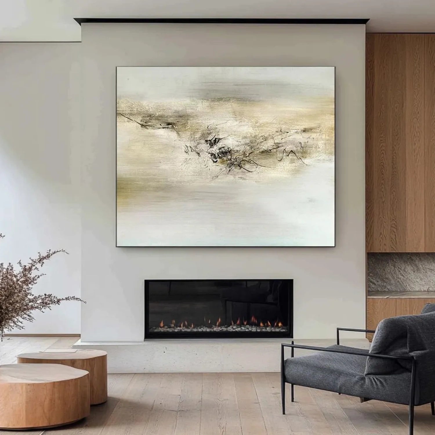 Abstract Tranquility #WS283 - Modern Canvas Wall Art for Home & Office Decor | Perfect for Living Room, Bedroom, or Workspace