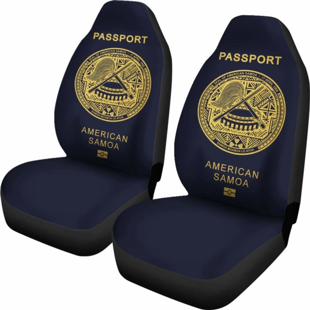 Premium American Samoa Passport Car Seat Covers - Universal Fit for Cars, Trucks & SUVs - Durable & Stylish Protection for Your Vehicle Interior | Perfect for Road Trips, Commuting & Everyday Use