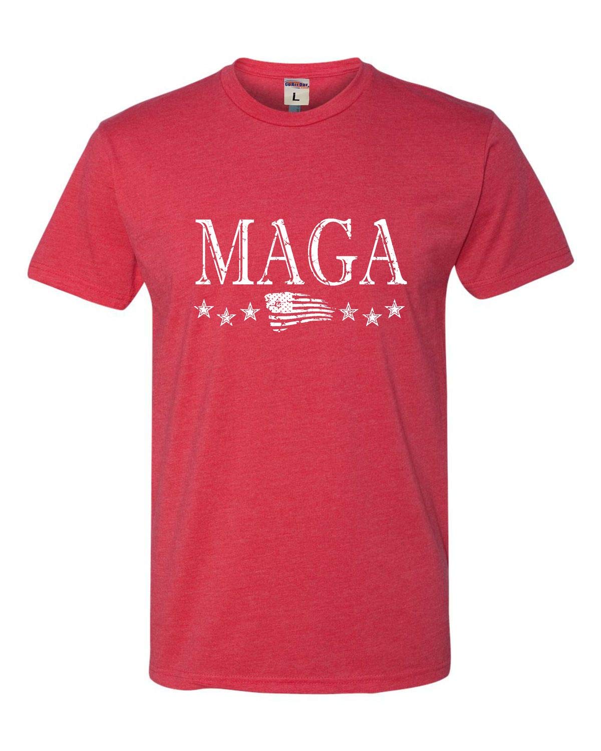 Make America Great Again T-Shirt for Men - Patriotic MAGA Shirt with America First Design - Perfect for Political Rallies & Conservative Events