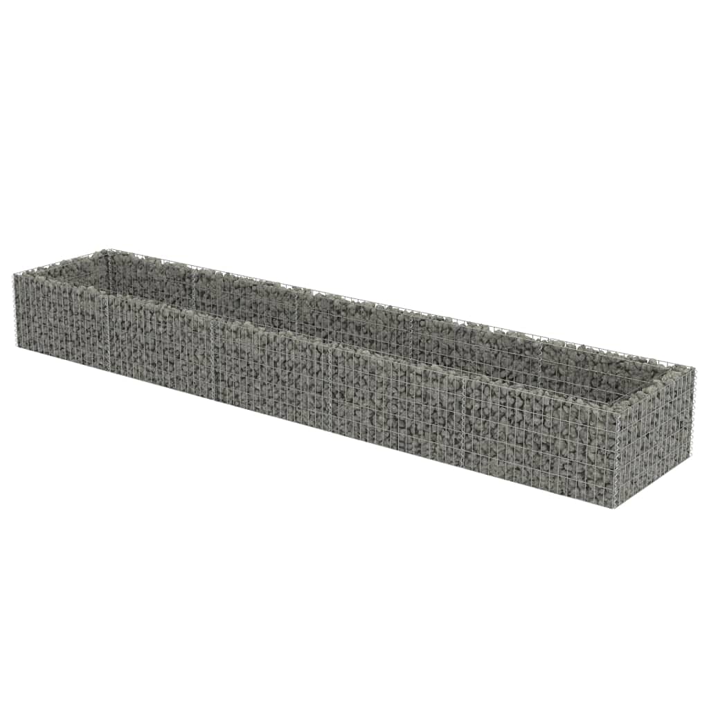 Galvanized Steel Gabion Raised Garden Bed Planter - 177.2