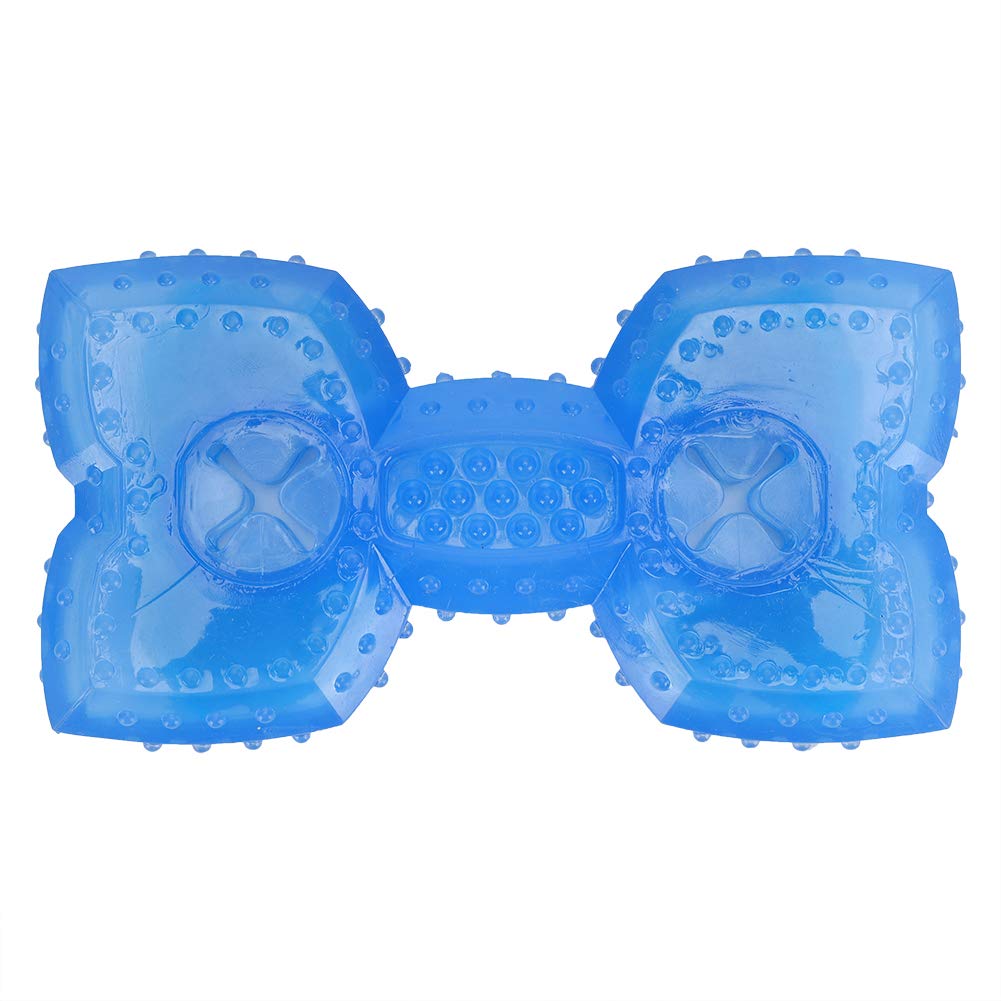 TRP Safety Dog Chew Toys - Summer Cooling Pet Chew Bow with Food Leaking for Puppy Training | Durable Chew Toy for Teething, Play & Boredom Relief | Perfect for Hot Weather, Indoor & Outdoor Use