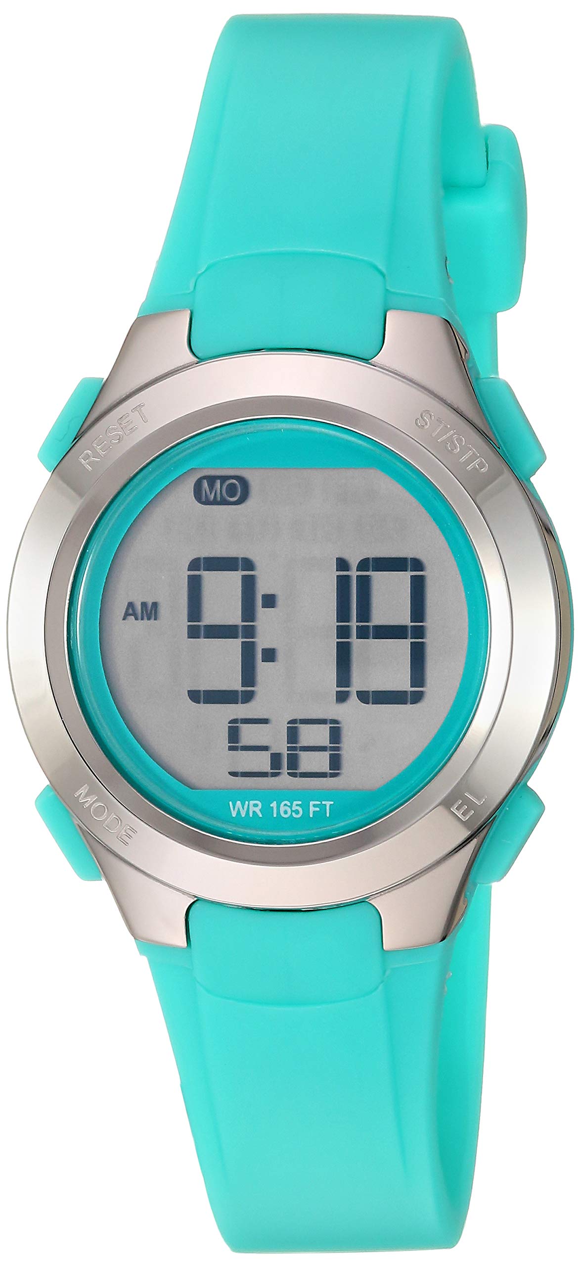 Amazon Essentials Women's Digital Chronograph Watch with Resin Strap - Waterproof Sports Watch for Running, Swimming & Outdoor Activities