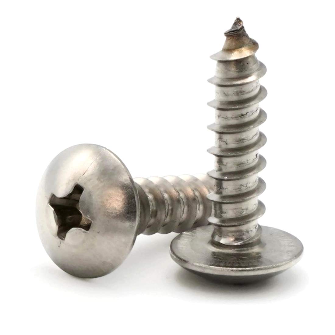 Phillips Truss Head Sheet Metal Screws 18-8 Stainless Steel - #8 x 7/16