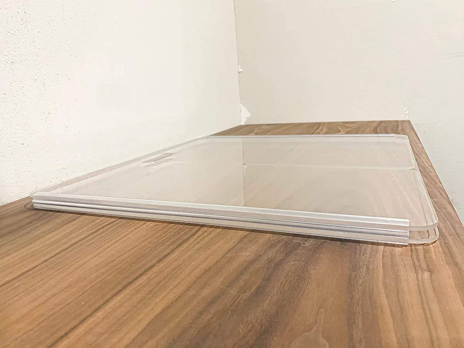 Foldable 3-Sided Plexiglass Sneeze Guard - 22