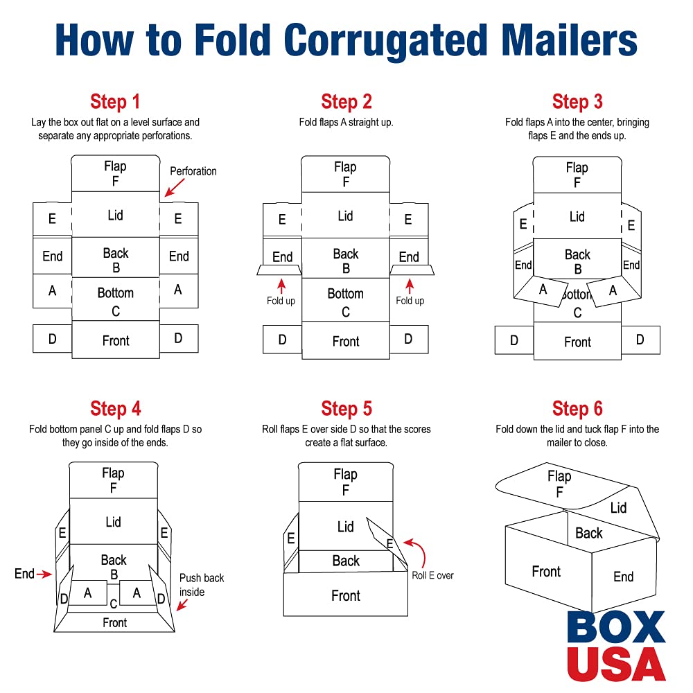 BOX USA Small Shipping Boxes 6