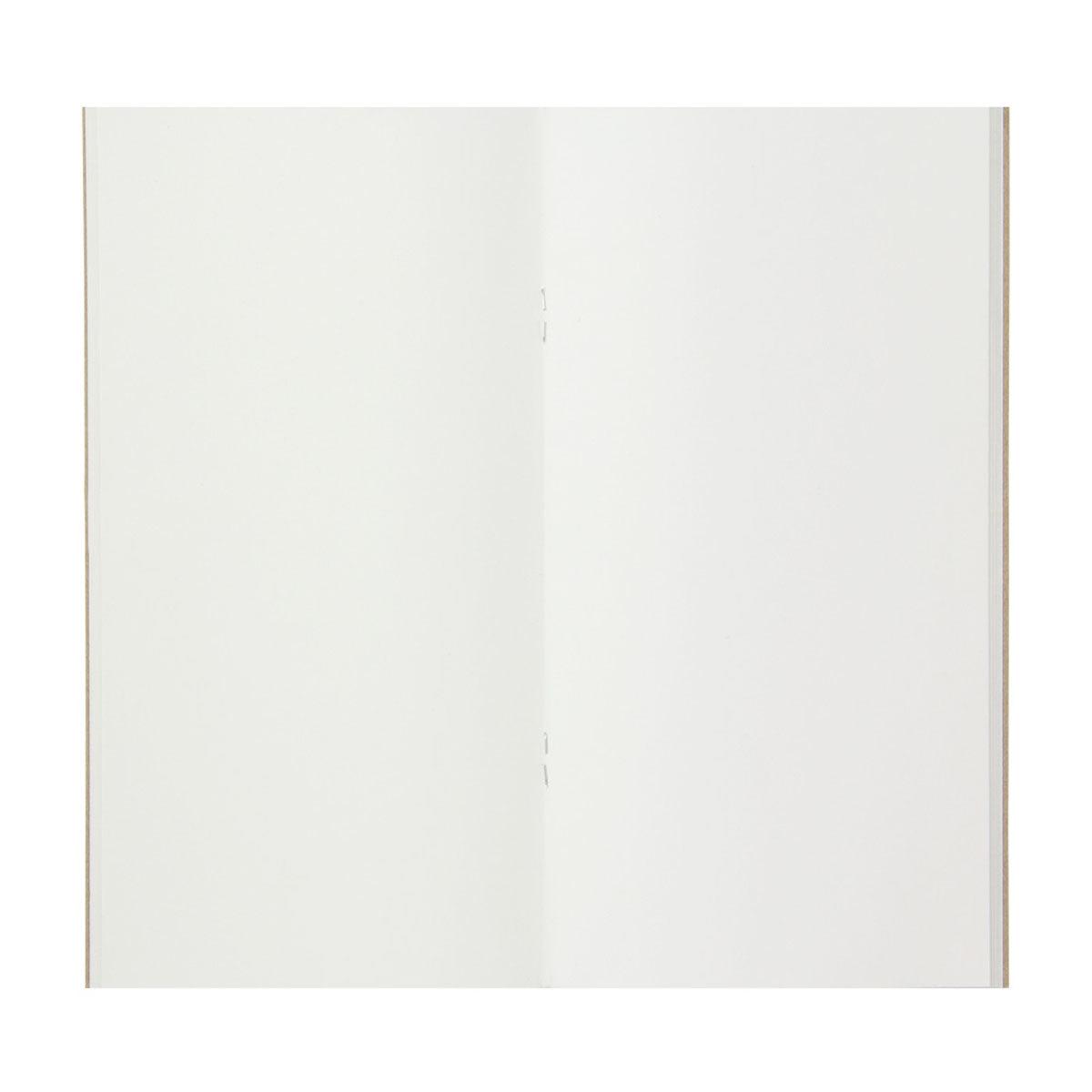 Traveler's Notebook TN R003 Plain Refill - 64 Pages Blank Journal Insert for Midori Notebooks, Perfect for Travel Journaling, Sketching & Daily Writing