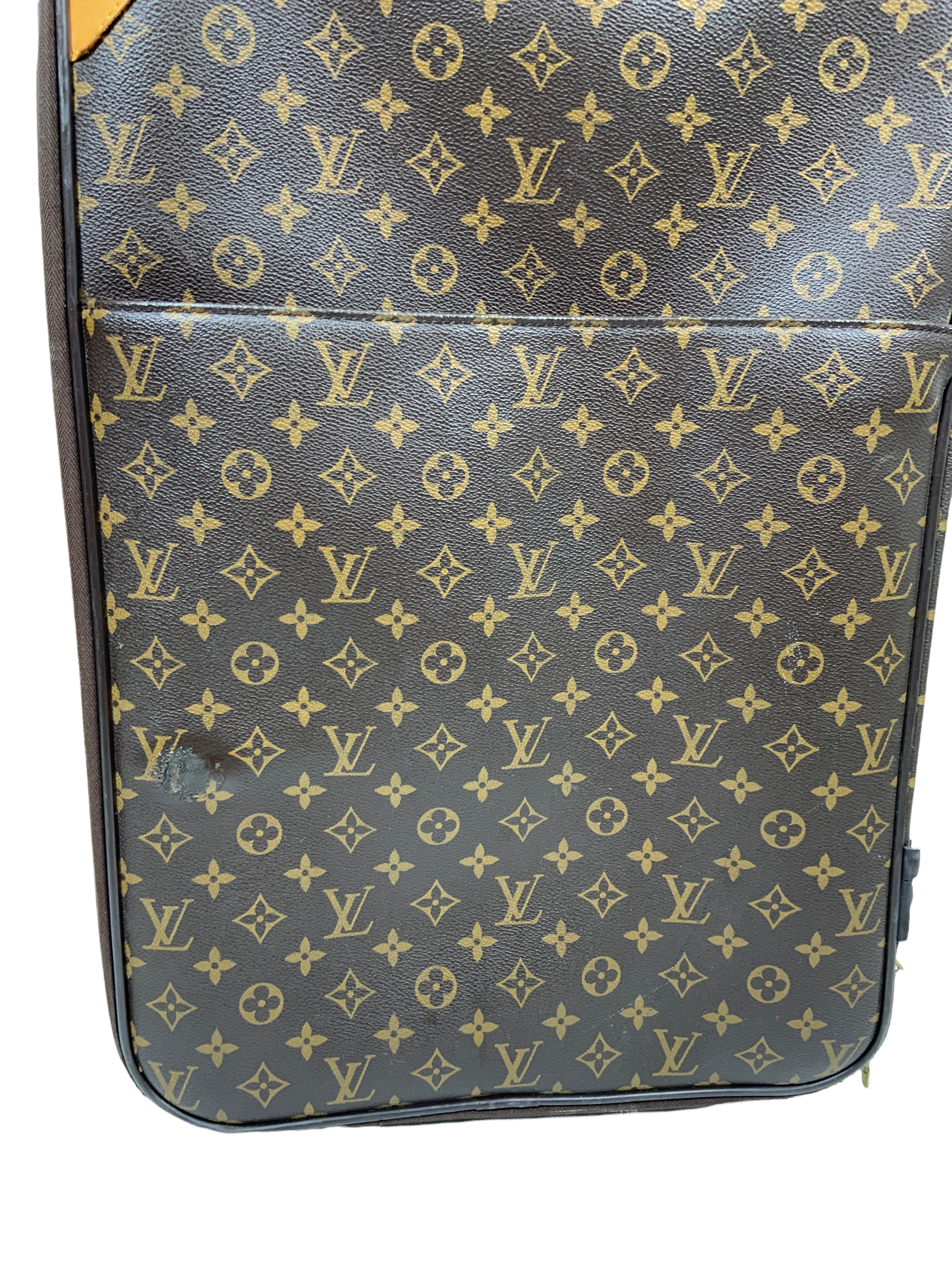 Louis Vuitton Pegase 50 Monogram Canvas Rolling Suitcase - Luxury Spinner Luggage for Business Travel & Vacation | Durable Carry-On Bag for Airplane & Train Trips