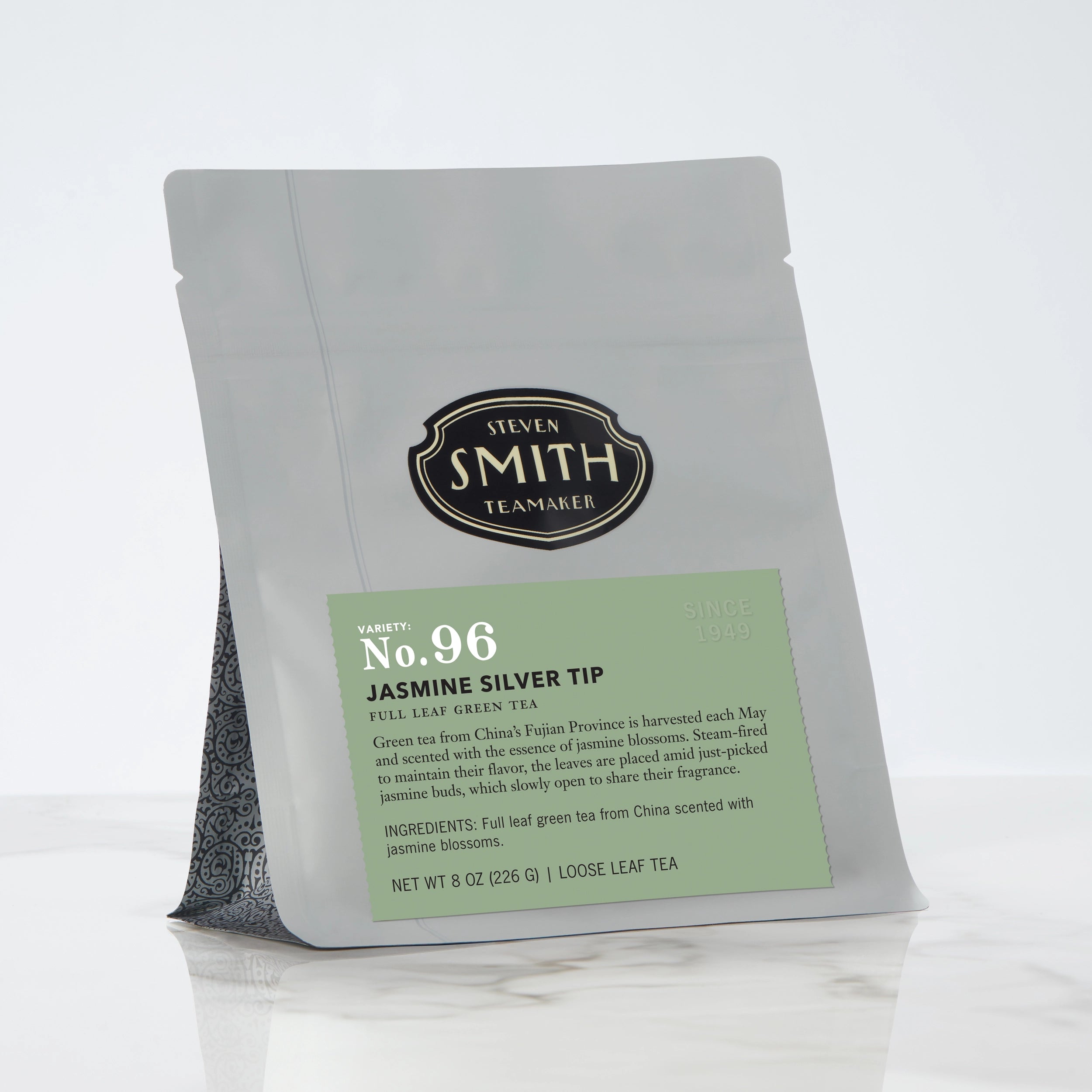 Premium Jasmine Silver Tip White Tea - Loose Leaf Organic Green Tea for Relaxation & Wellness | Perfect for Afternoon Tea, Meditation & Gift Giving