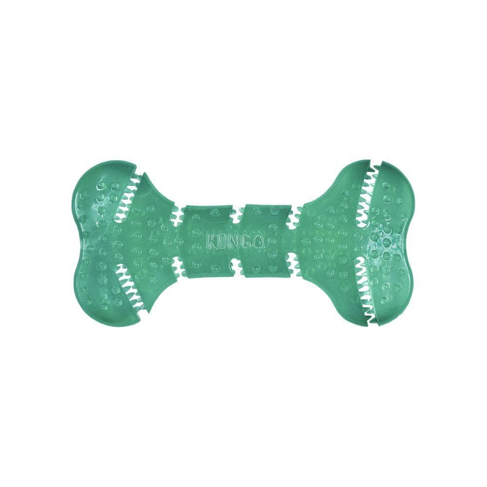 Squeezz® Dental Bone - Natural Dog Chew Toy for Teeth Cleaning & Fresh Breath | Kong-Style Chew for Puppies & Adult Dogs | Perfect for Aggressive Chewers & Dental Health