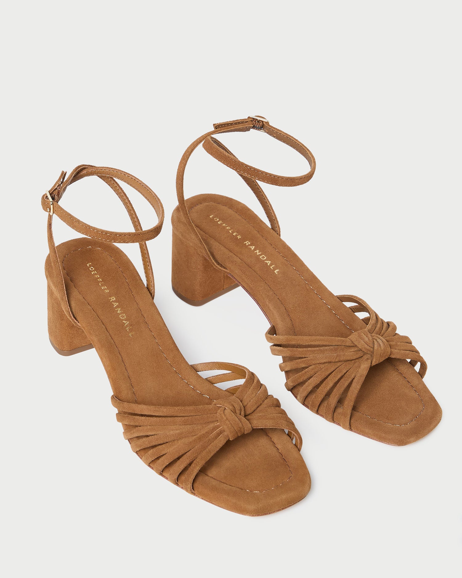 Olivia Cacao Knot Mid Heel Sandals for Women - Comfortable Summer Dress Shoes with Stylish Design | Perfect for Weddings, Parties & Beach Vacations