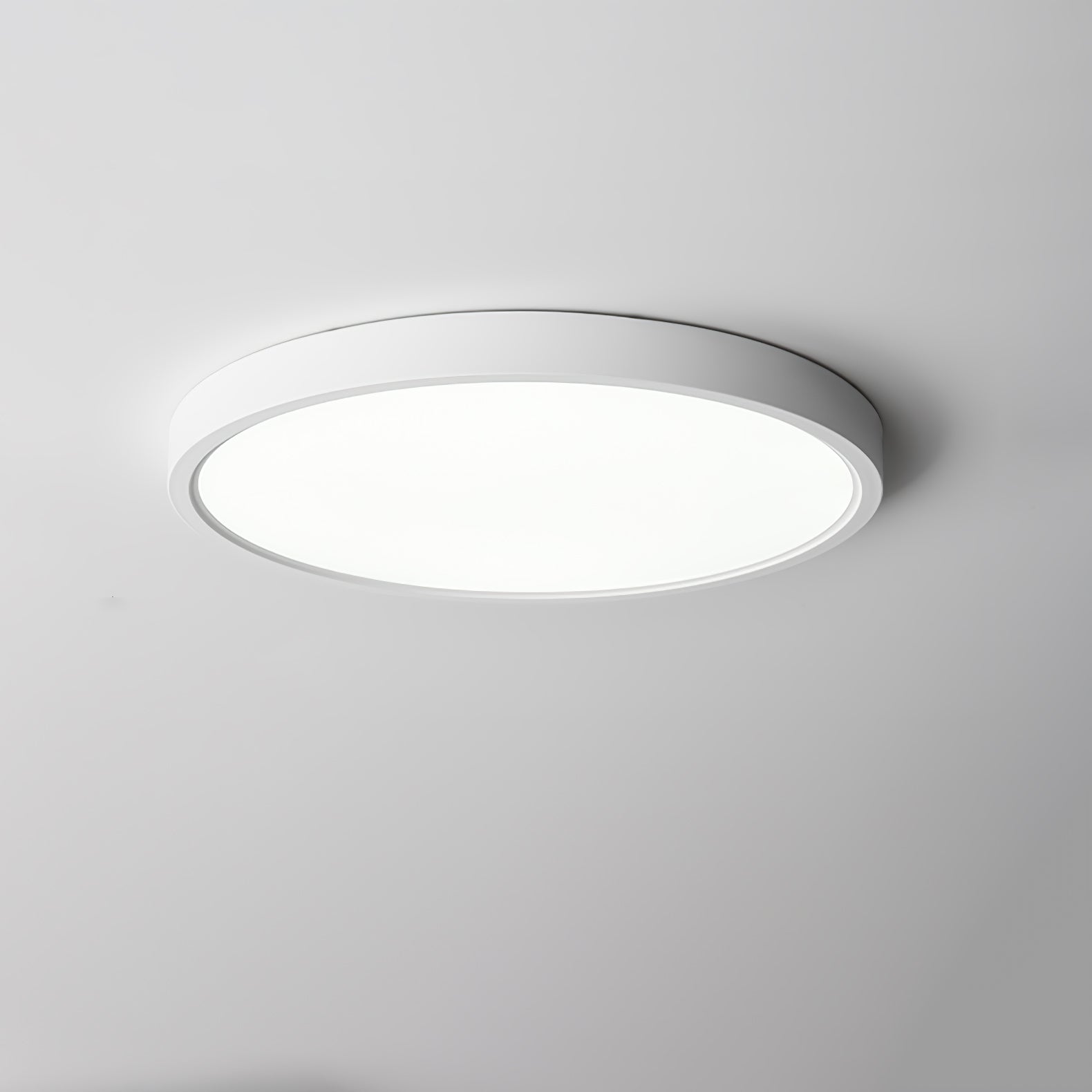 Ultra-Thin Round Acrylic Ceiling Light - Modern Minimalist Design for Living Room, Bedroom & Kitchen Lighting