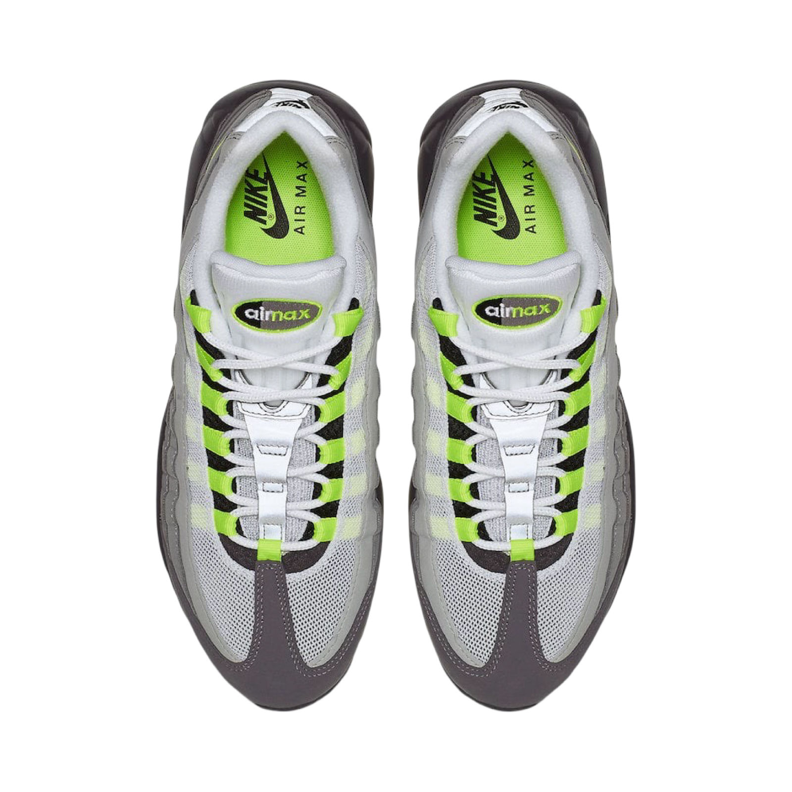 Nike Air Max 95 OG Neon Sneakers - Retro Running Shoes for Men & Women (2015 Release) - Perfect for Jogging, Gym Workouts & Streetwear Fashion