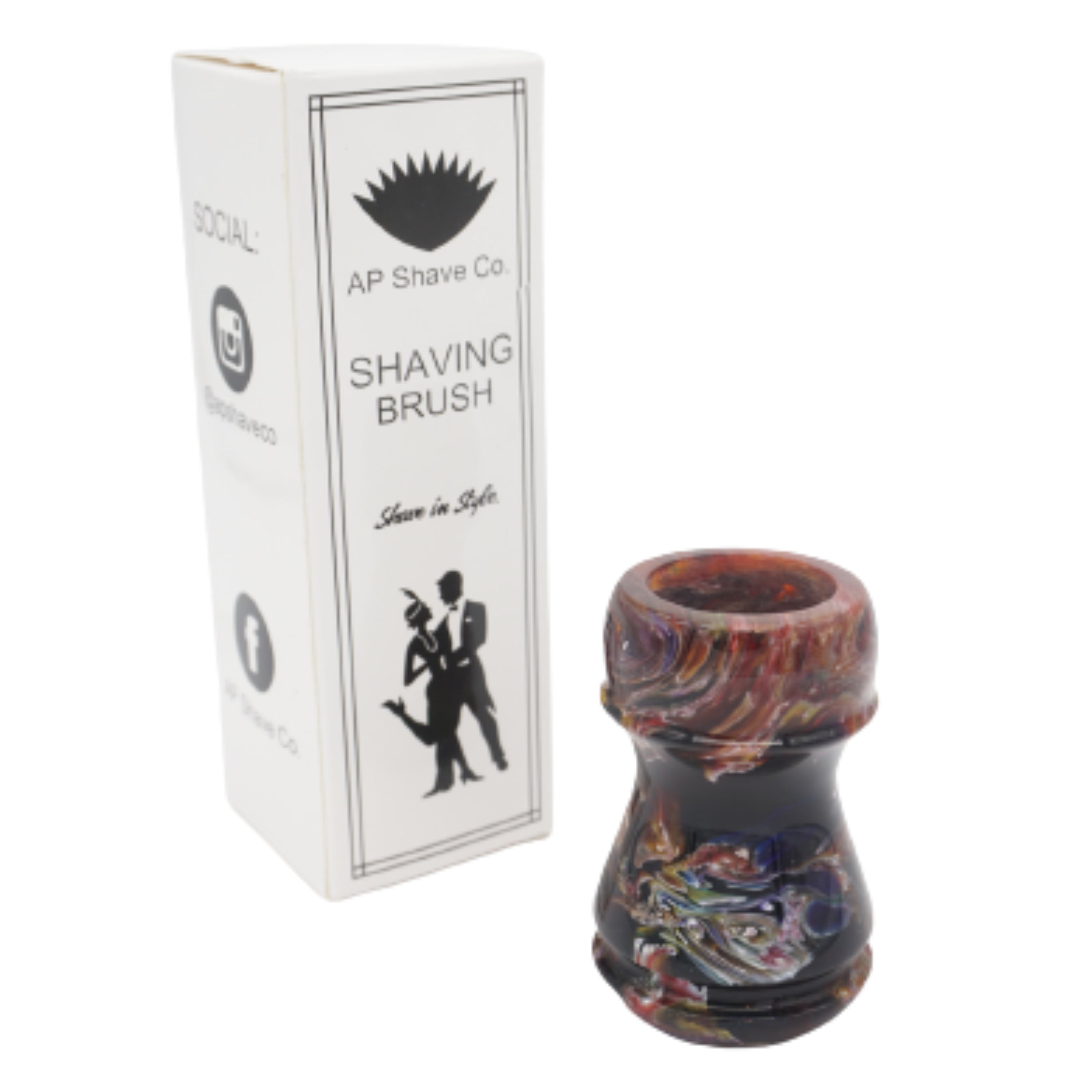 Premium Picasso Handcrafted Shaving Brush Handle for 24mm & 26mm Knots - Luxury Wet Shaving Accessory for Men's Grooming & Barber Shop Use
