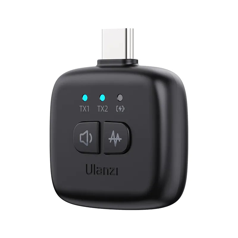 Ulanzi A30 Wireless Lavalier Microphone - Compact Clip-on Mic with Noise Reduction for Smartphones, DSLR, YouTube, TikTok, Vlogging & Live Streaming