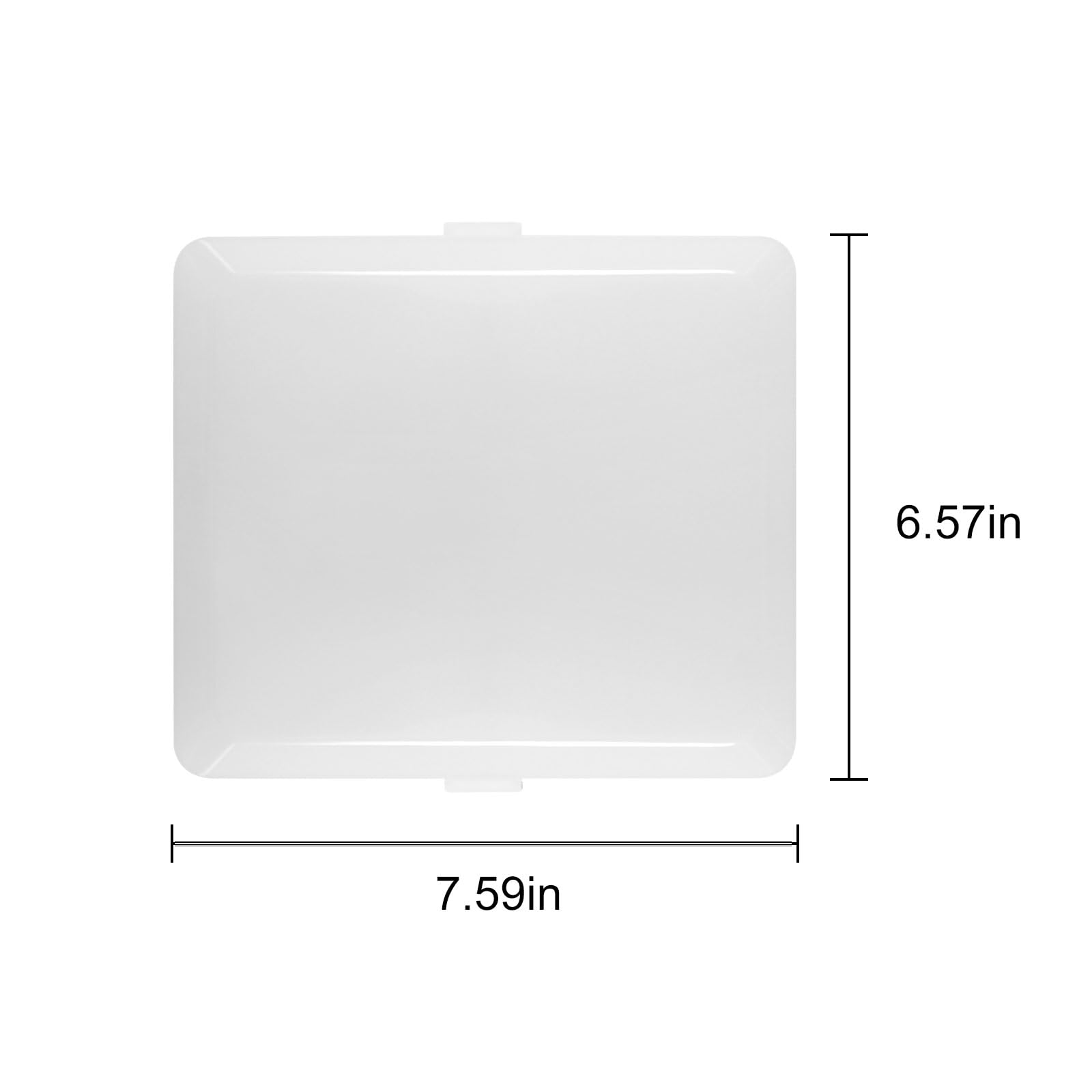 Nutone Broan Bathroom Fan Light Lens Cover Replacement (2 Pack) - Fits Models S97014094 & S97013692 - Durable Vent Fan Grille Cover for Bathroom, Kitchen, Laundry Room Exhaust Fans