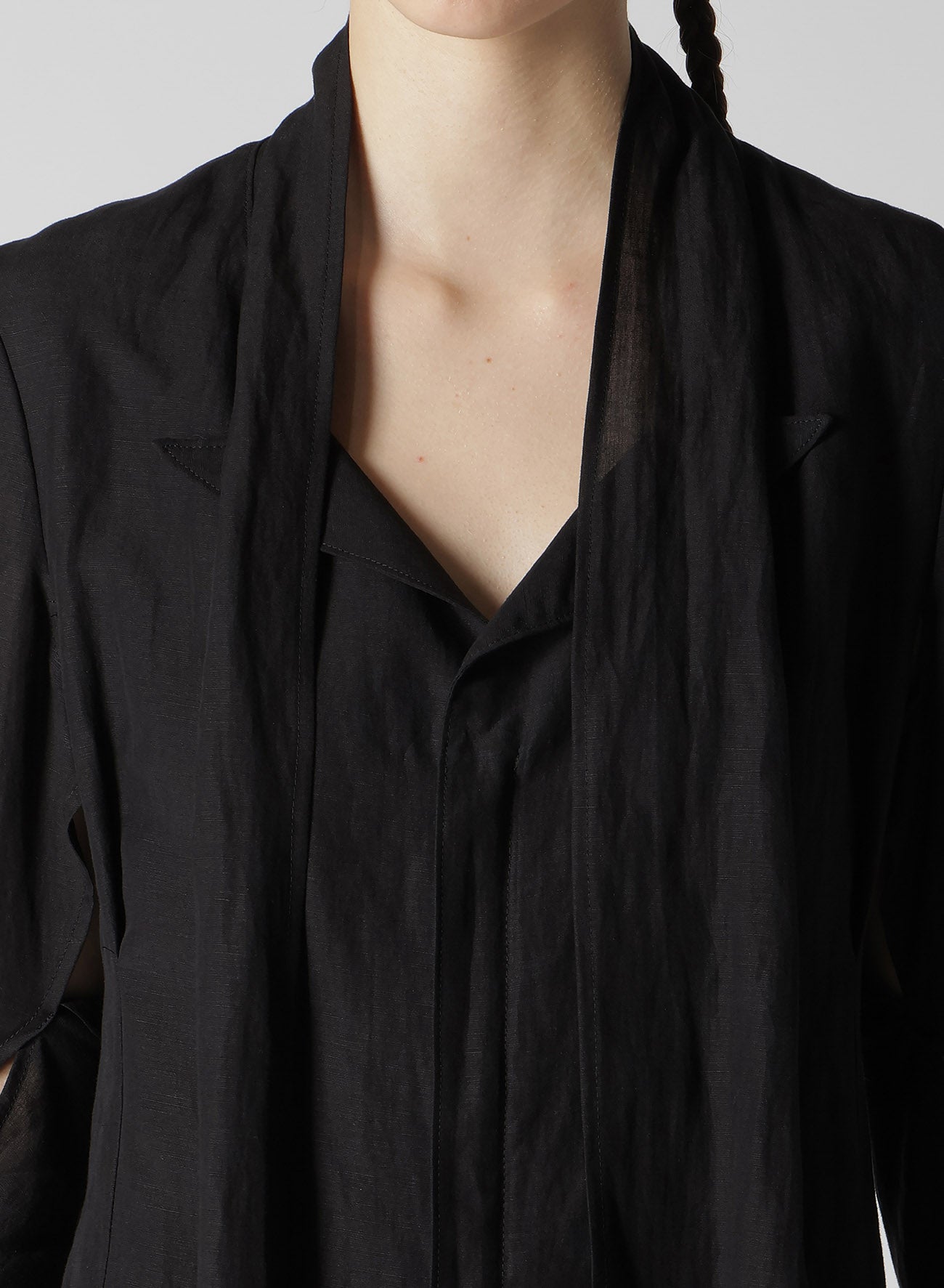 Clear Lawn Spiral Sleeve Jacket - Lightweight Women's Fashion Outerwear for Spring & Summer | Perfect for Outdoor Activities, Picnics, and Casual Wear