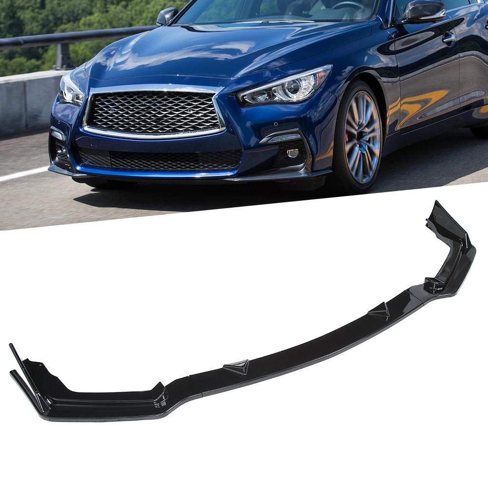 Infiniti Q50 Front Bumper Spoiler Lip Protector - Perfect Fit for 2014-2017 Models | Enhance Style & Protection for Daily Driving & Car Shows