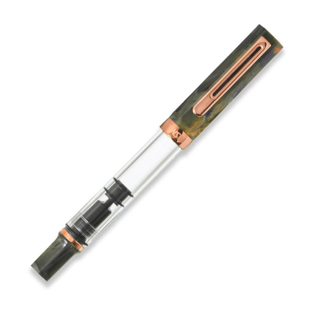 TWSBI Eco Serpentine Fountain Pen with Bronze Trim - Premium Writing Instrument for Calligraphy, Journaling & Everyday Use