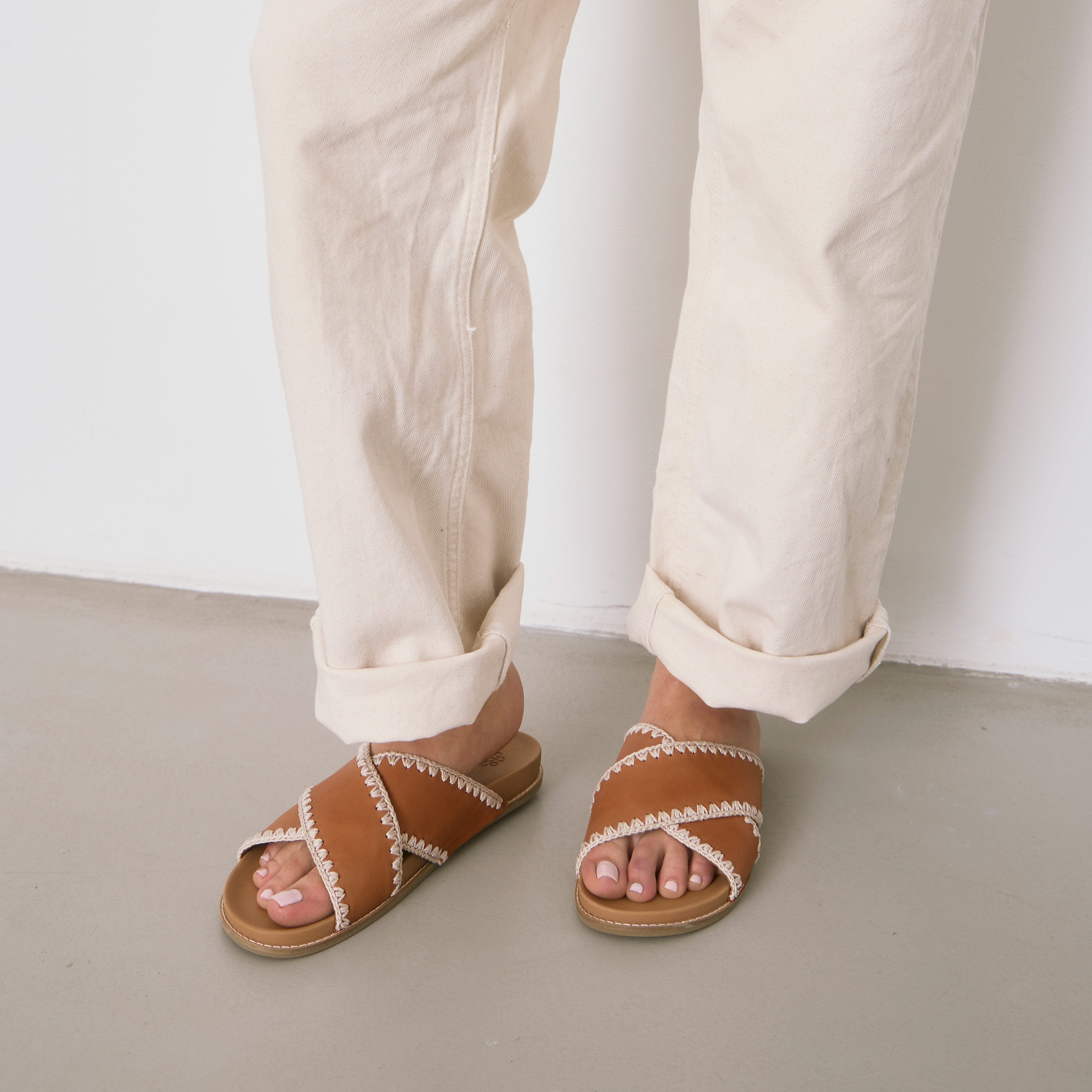 Penelope Women's Slip On Sandal - Comfortable Casual Beach Shoes for Summer Walking, Travel & Outdoor Activities