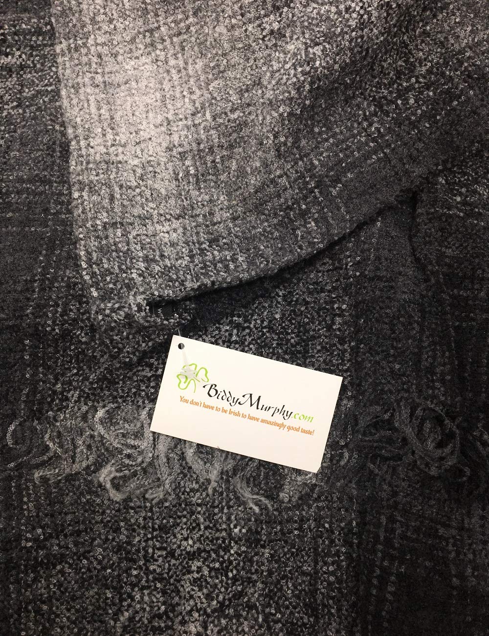 Authentic Irish Lambswool Ruana Wrap by Kerry Woollen Mills - Soft & Warm Shawl for Women - Perfect for Fall, Winter & Outdoor Activities