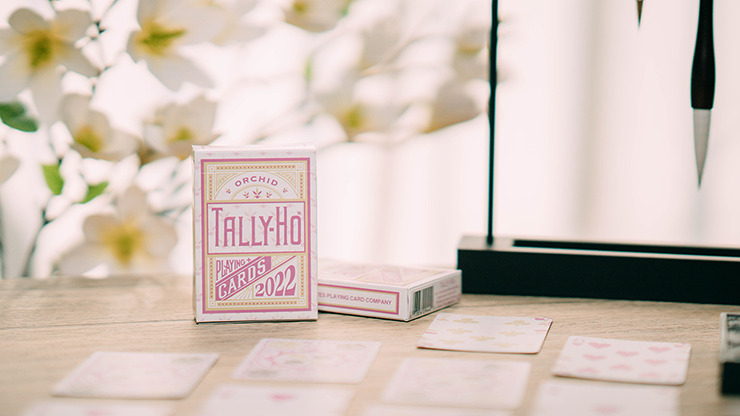 Tally Ho Orchid Playing Cards - Premium Quality Poker Cards for Magic Tricks, Cardistry & Card Games - Perfect for Professional Magicians & Card Enthusiasts