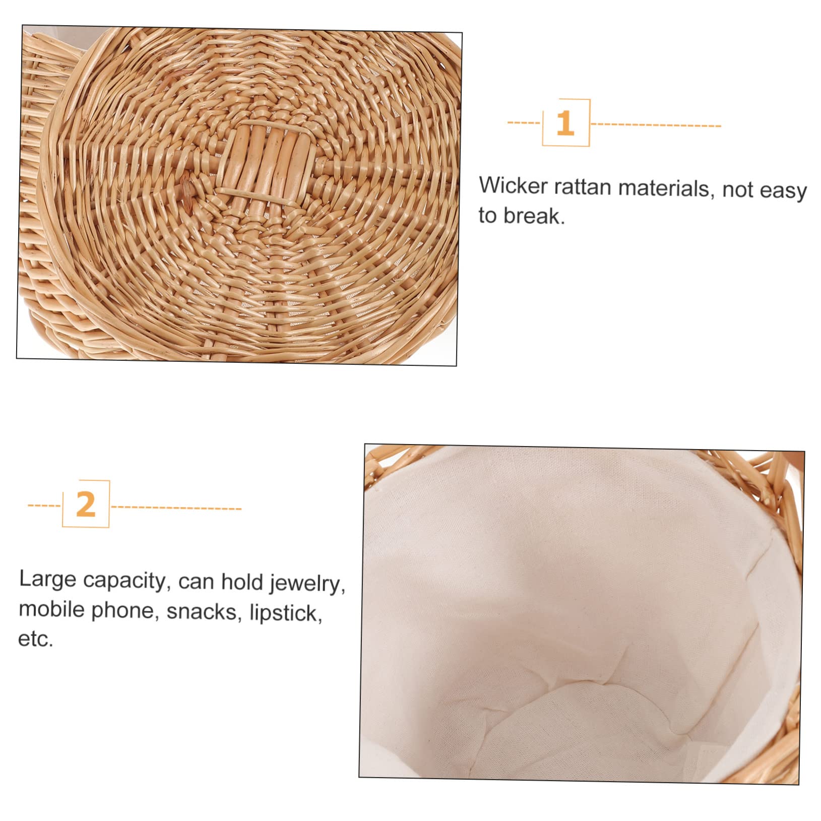 WHAMVOX Elegant Hand-Woven Shoulder Bag for Women - Stylish Summer Travel Purse & Lunch Tote - Perfect for Beach Outings, Picnics, and Daily Commute