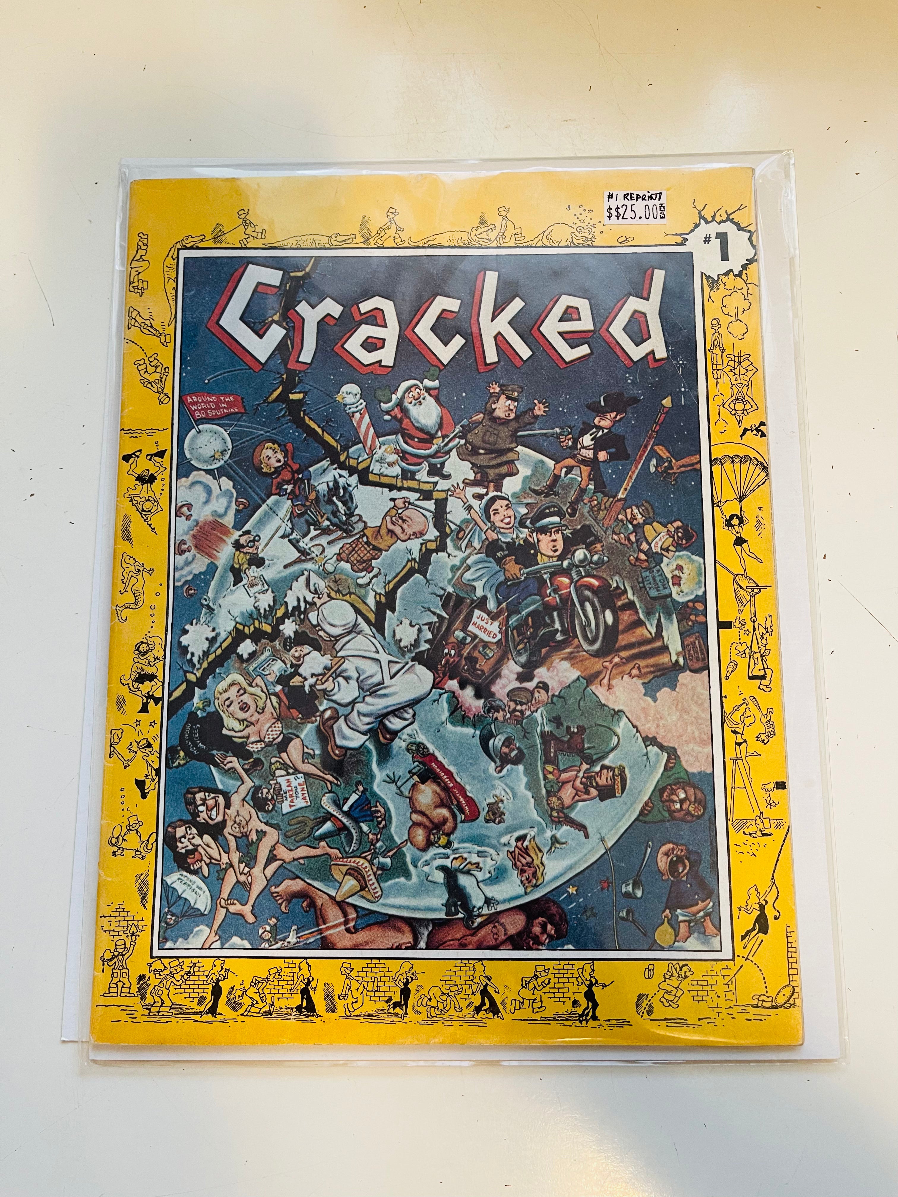 Rare Reprint of Cracked Magazine #1 First Issue - Vintage Collectible for Comic Book Enthusiasts & Pop Culture Fans - Perfect for Display, Gifts, and Nostalgic Reading