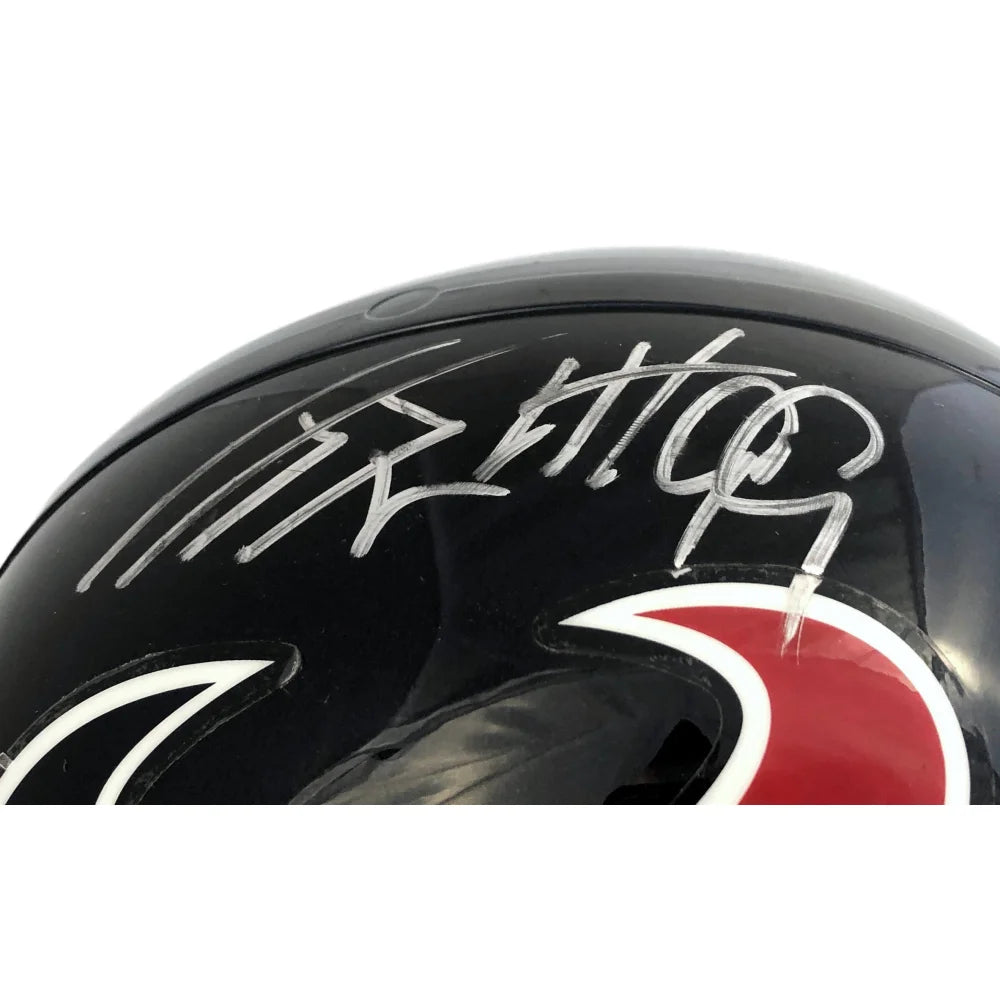 JJ Watt Autographed Houston Texans Full Size Helmet with JSA COA - Authentic NFL Collectible for Fans, Memorabilia Display & Sports Decor