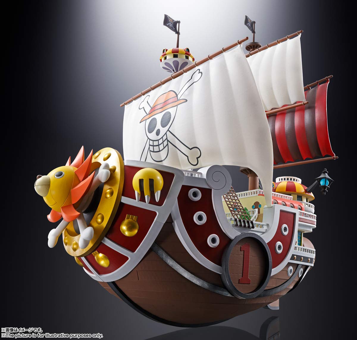 TAMASHII NATIONS One Piece Thousand Sunny Bandai Spirits Chogokin Die-Cast Metal Action Figure Collectible - Anime Model for Display & Gift for Fans