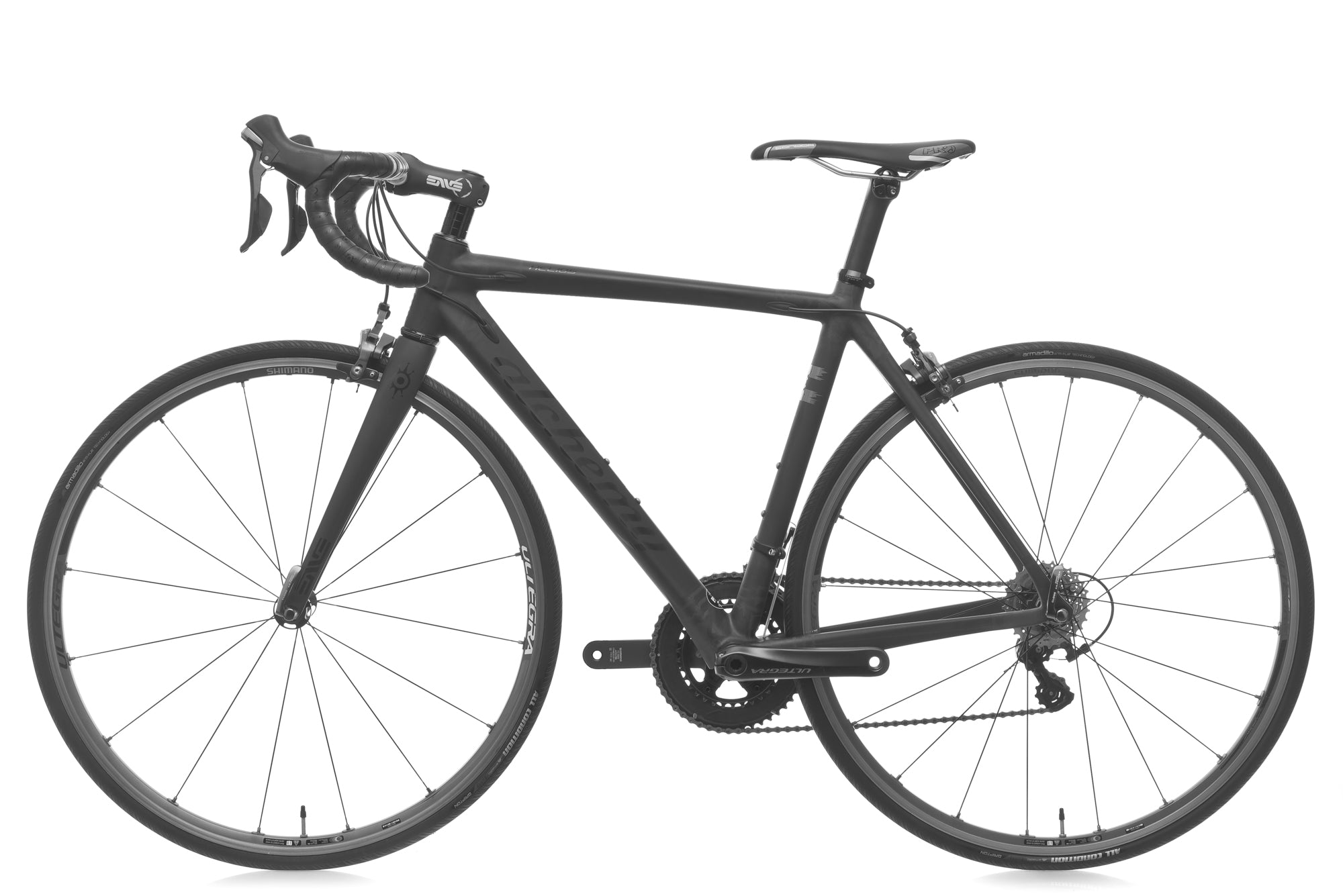 Alchemy Helios 52cm Road Bike - Lightweight Carbon Fiber Frame, Shimano 105 Groupset - Perfect for Commuting, Fitness & Endurance Cycling (2016 Model)
