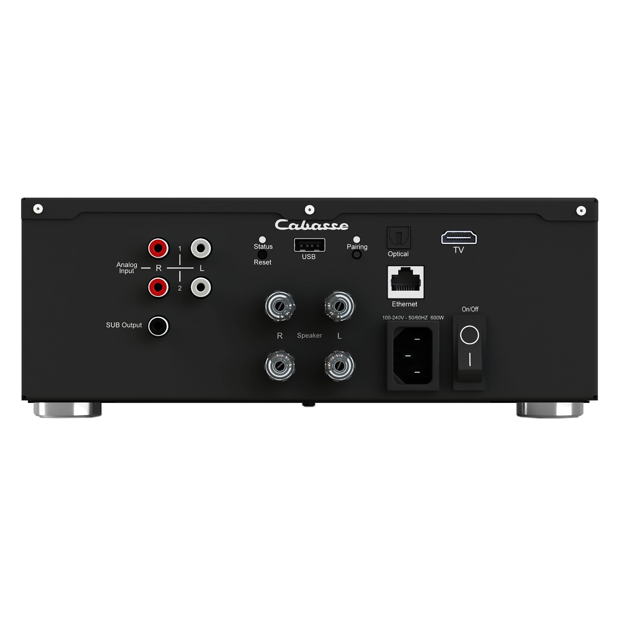 Cabasse ABYSS Wireless Amplifier - High-Fidelity Bluetooth Speaker for Home & Studio | Perfect for Music Lovers, Audiophiles & Professional Audio Setups