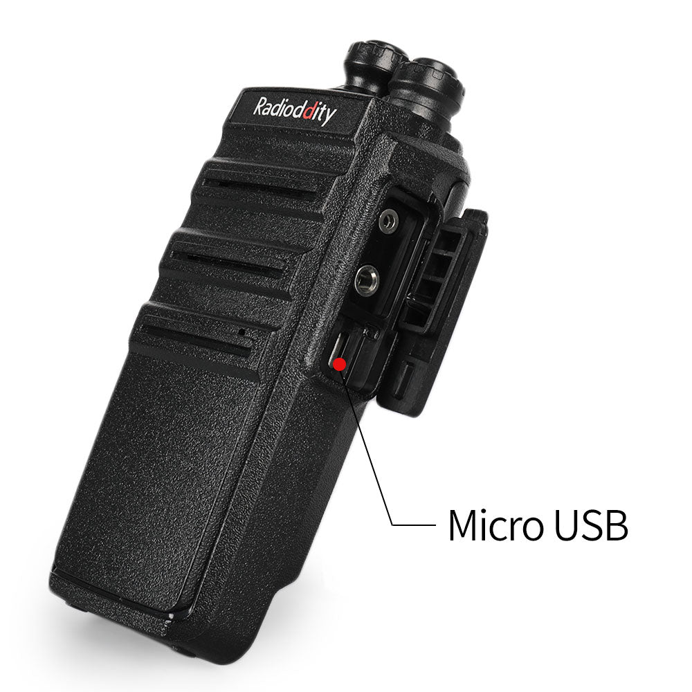 Radioddity GA 2S UHF Long Range Two-Way Radio (2-Pack/4-Pack) with USB Charging - Ideal for Outdoor Adventures, Construction Sites & Emergency Communication