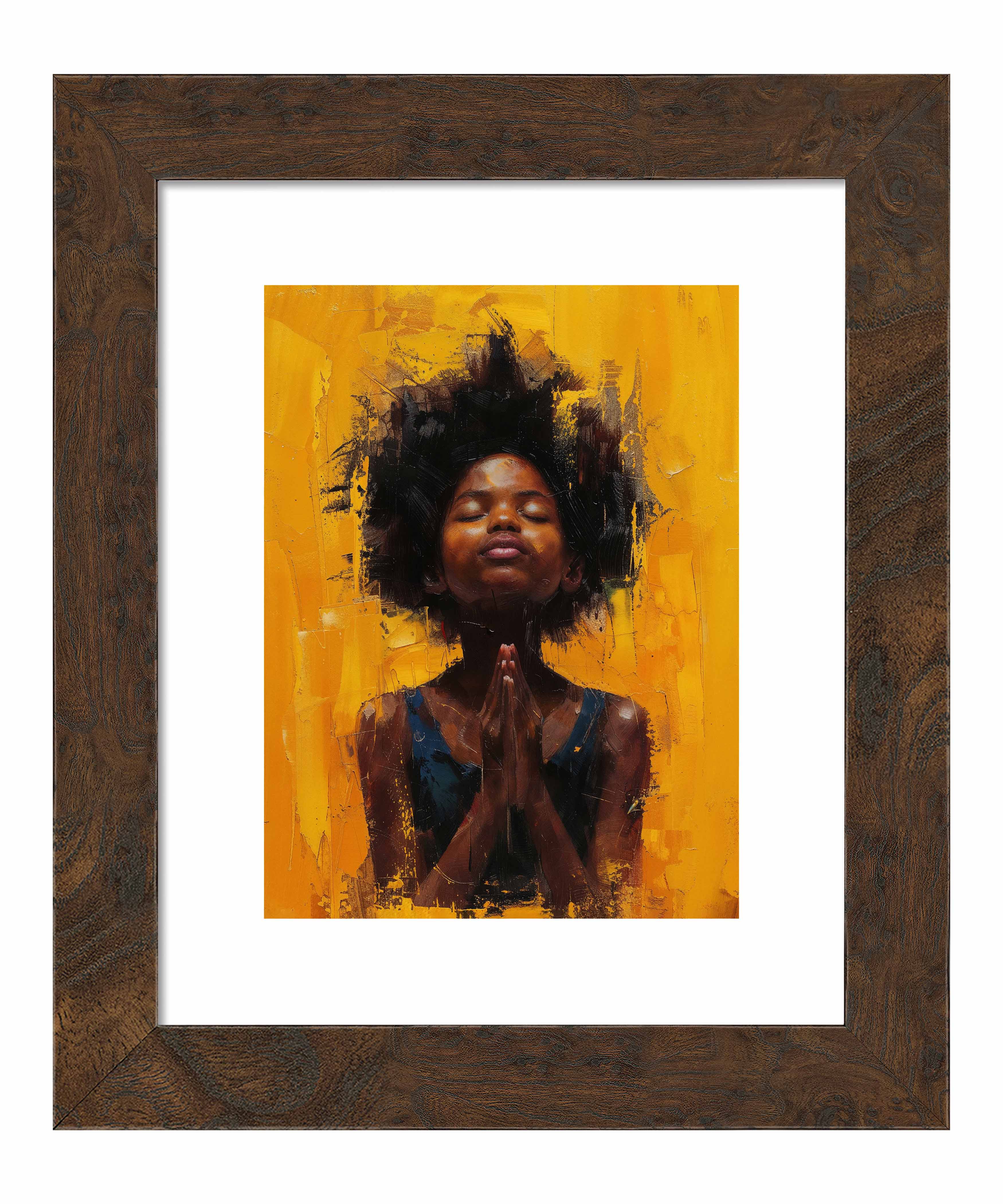 Devotional Art Prints with Candlelight - Perfect for Home Decor, Meditation Spaces & Spiritual Gifts