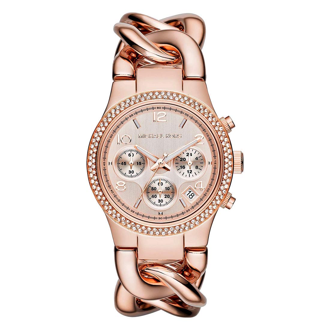 Michael Kors MK3247 Women's Runway Rose Gold-Tone Stainless Steel Watch - Elegant Dress Watch for Work, Parties & Special Occasions