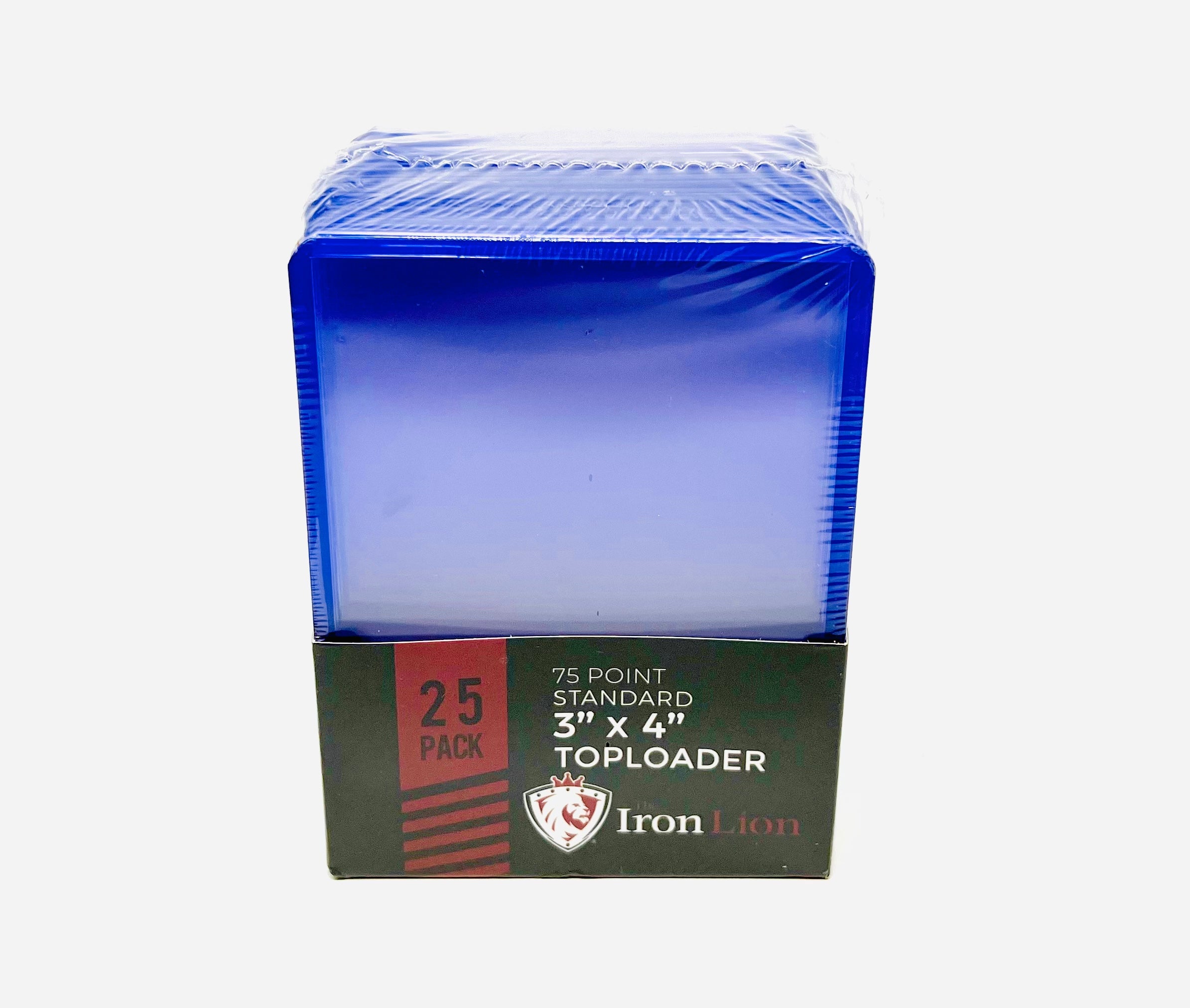 75-Point The Iron Lion Toploader Card Protectors - 25 Pack | Premium Trading Card Sleeves for Collectors & Gaming Enthusiasts | Perfect for MTG, Pokémon & Sports Cards Storage