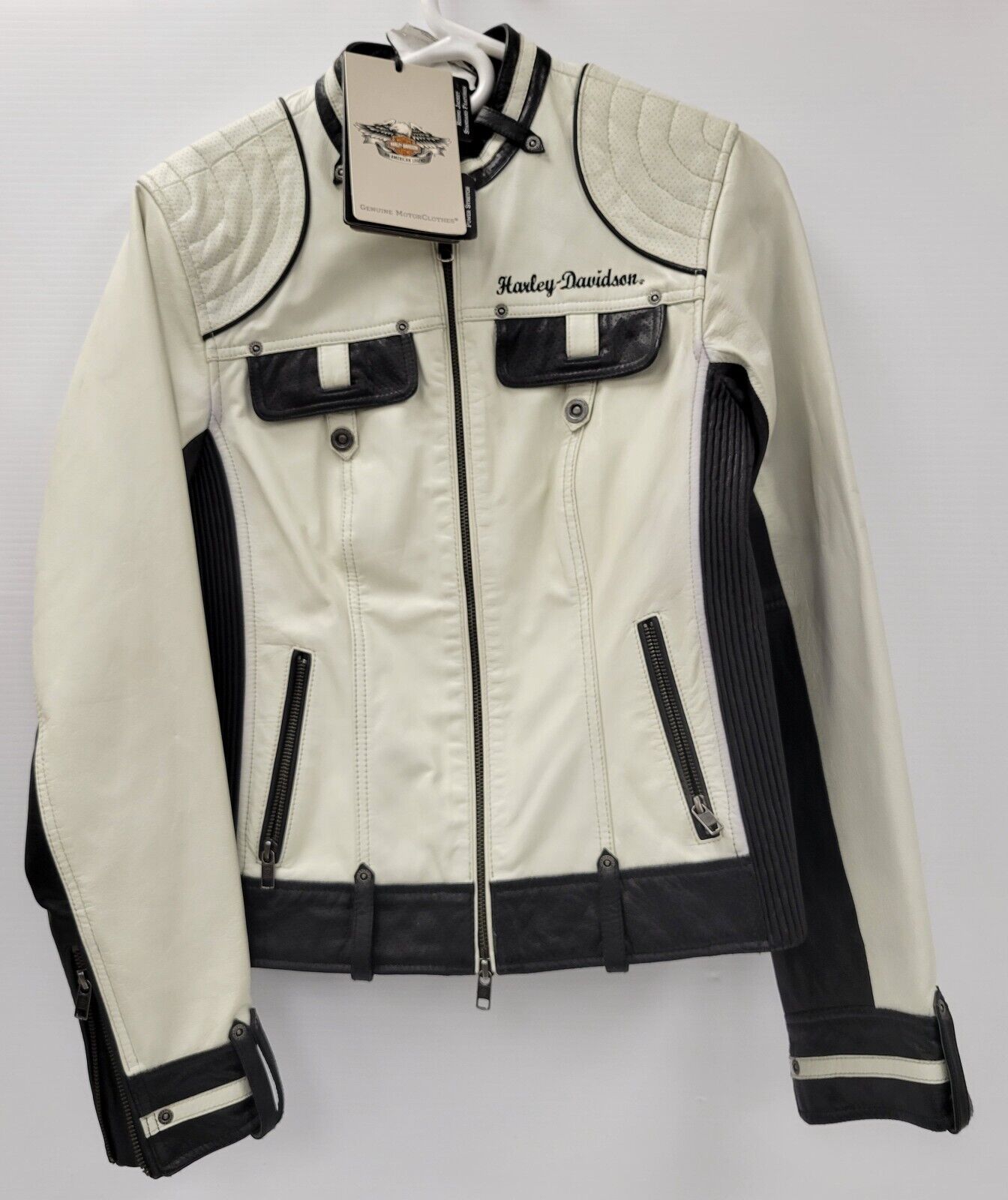 Harley Davidson GM0052577 Genuine Leather Jacket for Men - Size M - Motorcycle Riding & Casual Wear
