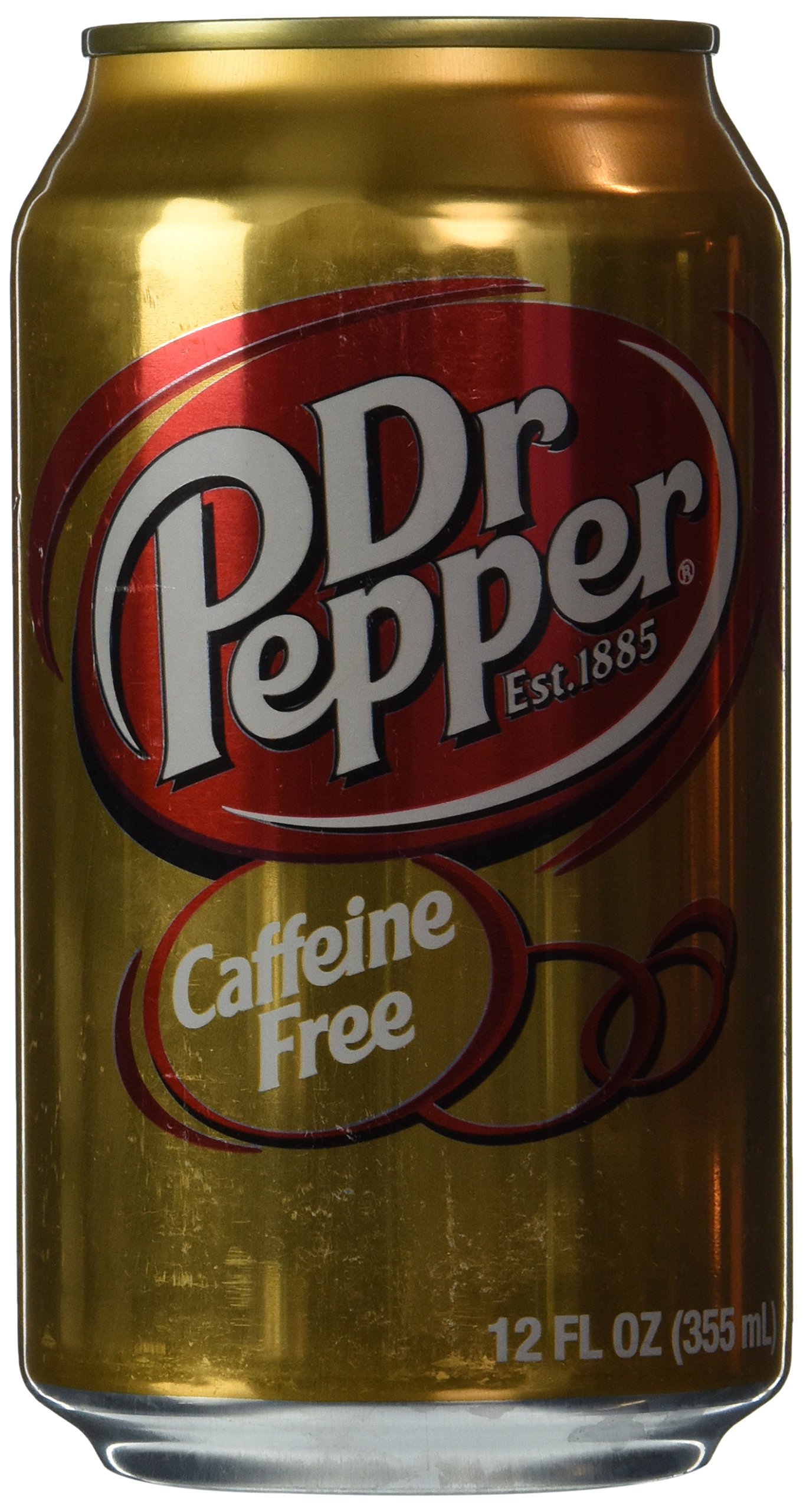 Dr. Pepper Caffeine-Free Soda 12oz Cans (12-Pack) - Refreshing Soft Drink for Parties, BBQs & Everyday Enjoyment