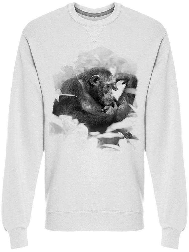 Trendy Monkey Graphic Sweatshirt for Men - Stylish Casual Wear for Street Fashion & Everyday Outfits