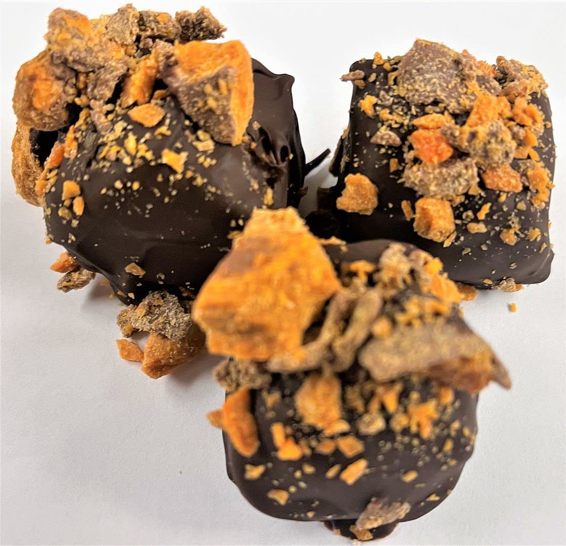 Dark Chocolate Marshmallows w/Butterfinger - 1lb Bag for Gifts & Desserts