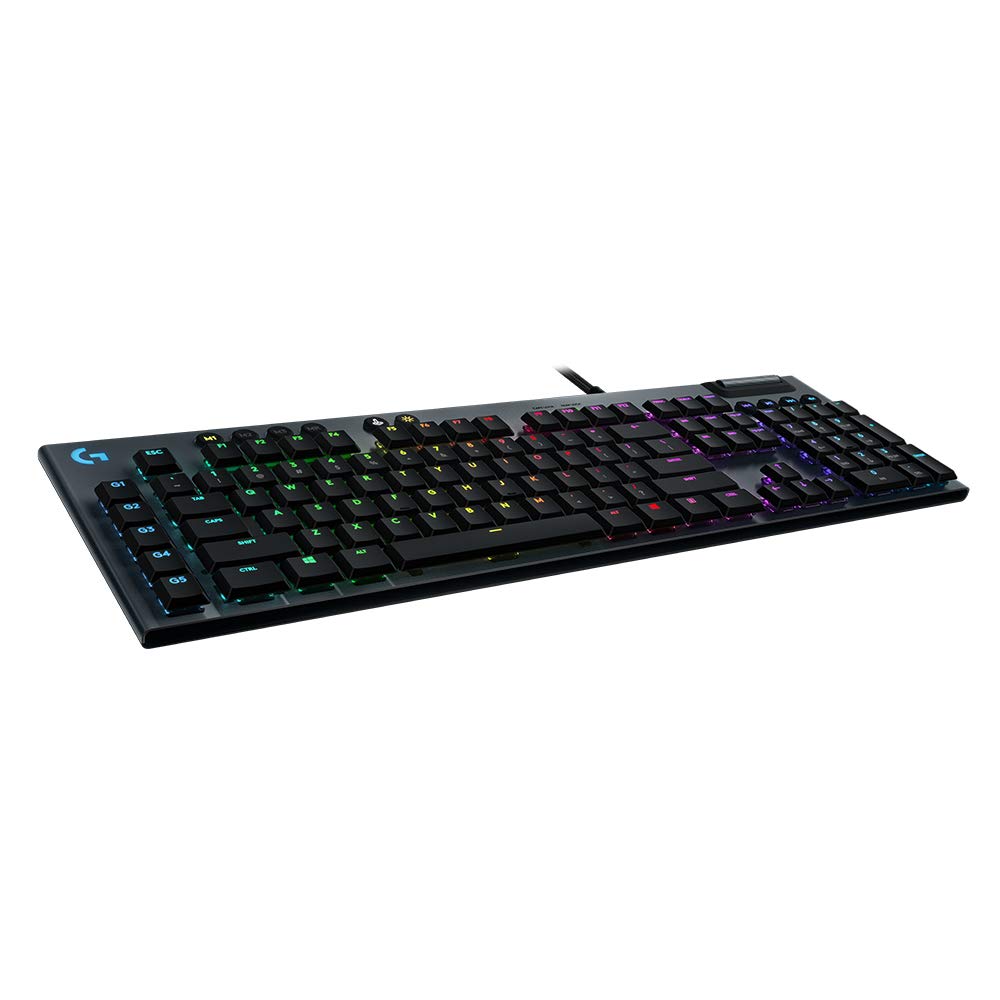 Logitech G G815 RGB Mechanical Gaming Keyboard with Tactile Switches - Perfect for PC Gaming, Streaming & Office Work