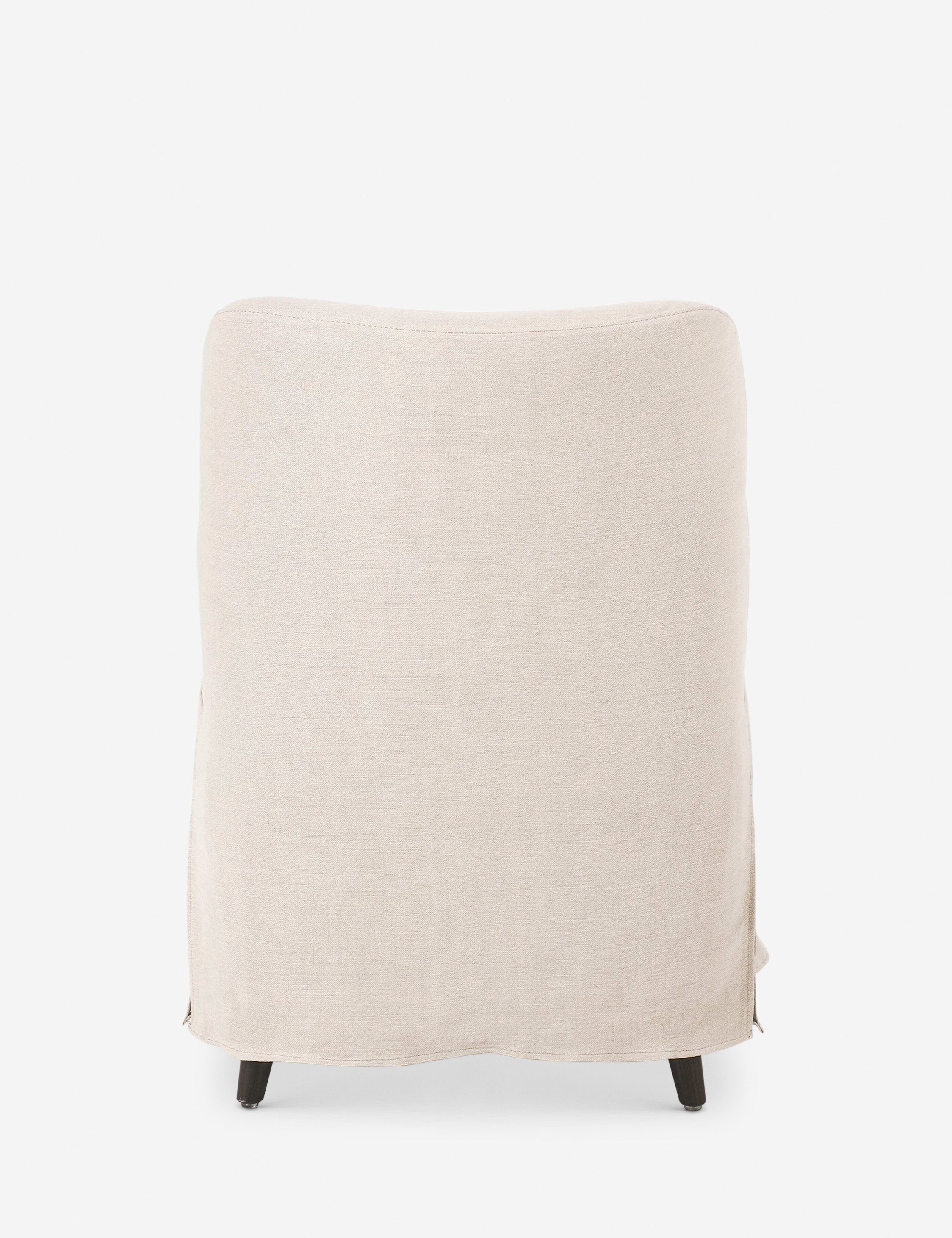 Brently Dining Chair by Amber Lewis x Four Hands - Modern Wooden Dining Chair for Kitchen & Dining Room - Perfect for Home Decor & Entertaining