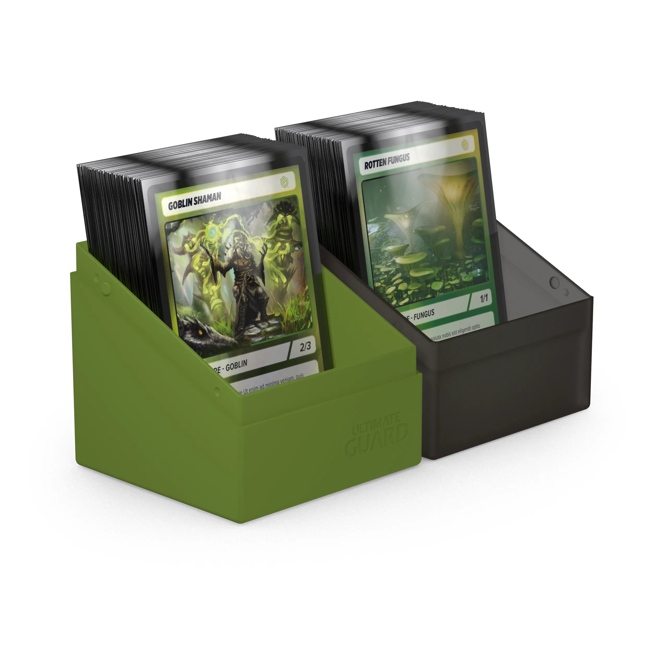 Druidic Secrets Arbor Olive Green Deck Box - Holds 100+ Magic: The Gathering Cards | Premium Storage for MTG, Pokémon & Trading Card Games | Perfect for Game Nights & Collectors