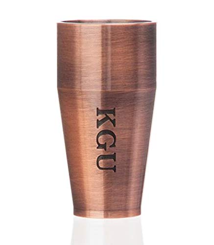 KGUBrass Custom Made Classic Trumpet Mouthpiece Booster - Antique Copper Lacquer Finish | Enhances Sound Quality for Jazz, Orchestral & Solo Performances