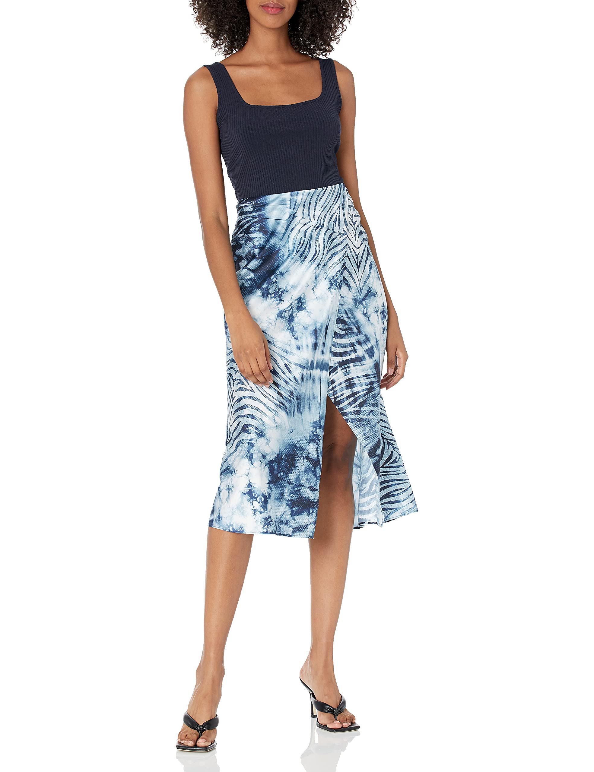 GUESS Women's Eco-Friendly Sleeveless Talia Dress with Matching Face Mask Set - Summer Casual Outfit for Beach, Party & Date Night