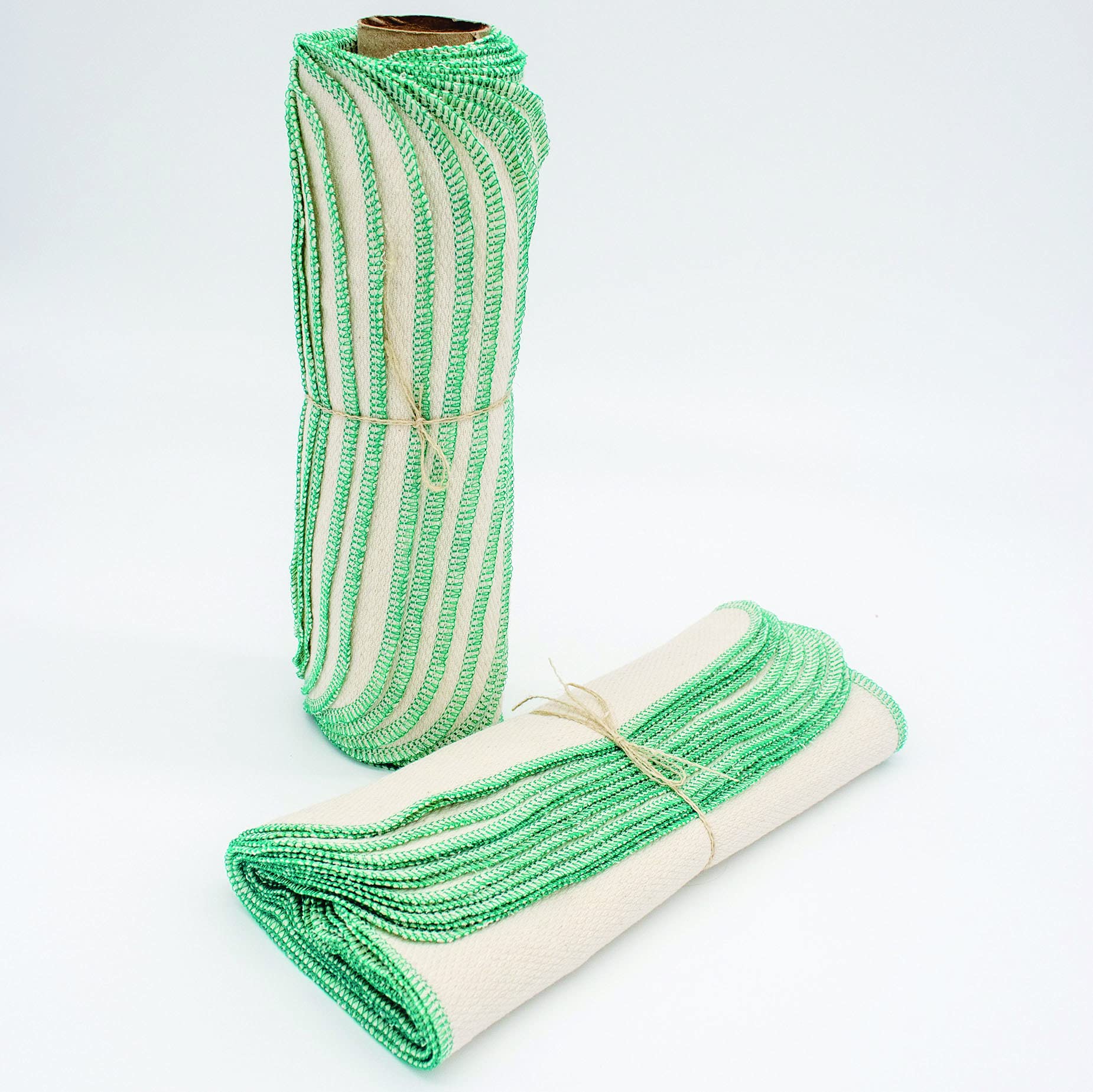Eco-Friendly Reusable Washable Paper Towels - Natural Birdseye Teal Cloth Towels for Kitchen, Sustainable Non-Paper Towel Alternative | Perfect for Cleaning, Spills & Eco-Conscious Homes