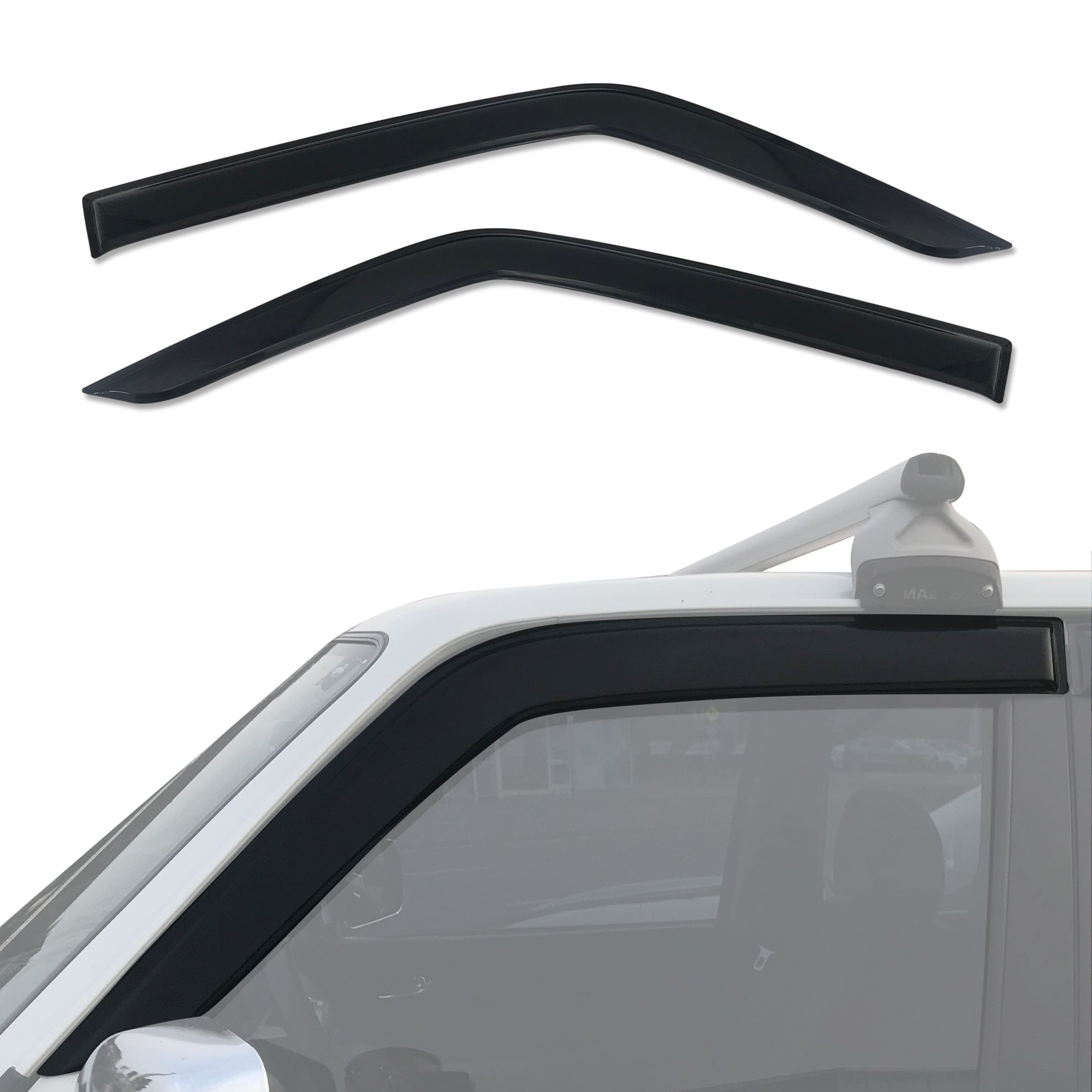 Premium Weather Shields for Nissan Patrol GU Y61 (1998-2016) - Durable Car Window Rain Guards for All-Weather Protection & Off-Road Adventures