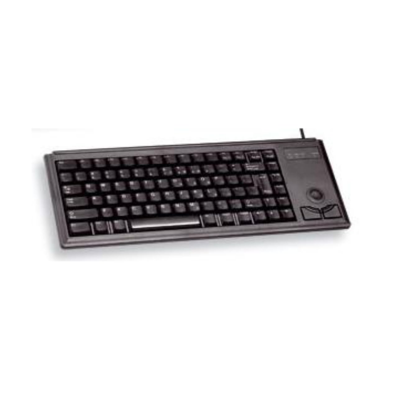 Cherry UltraSlim USB Wired Keyboard - Compact & Quiet for Office, Gaming, and Home Use - Black (Plug and Play) - Perfect for PC, Laptop, and Workspace Setup